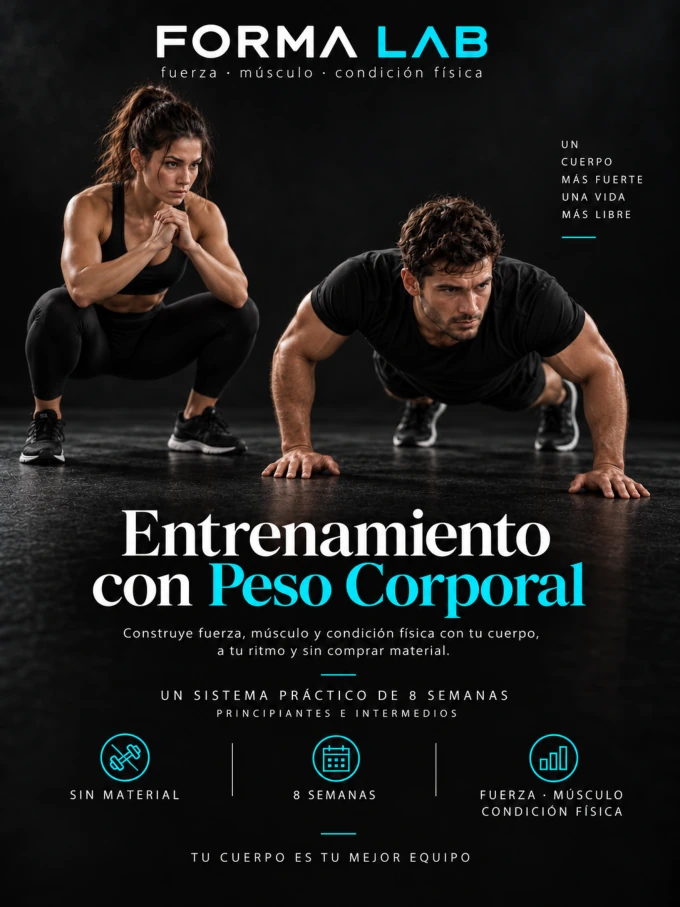 Portada de Entrenamiento con peso corporal